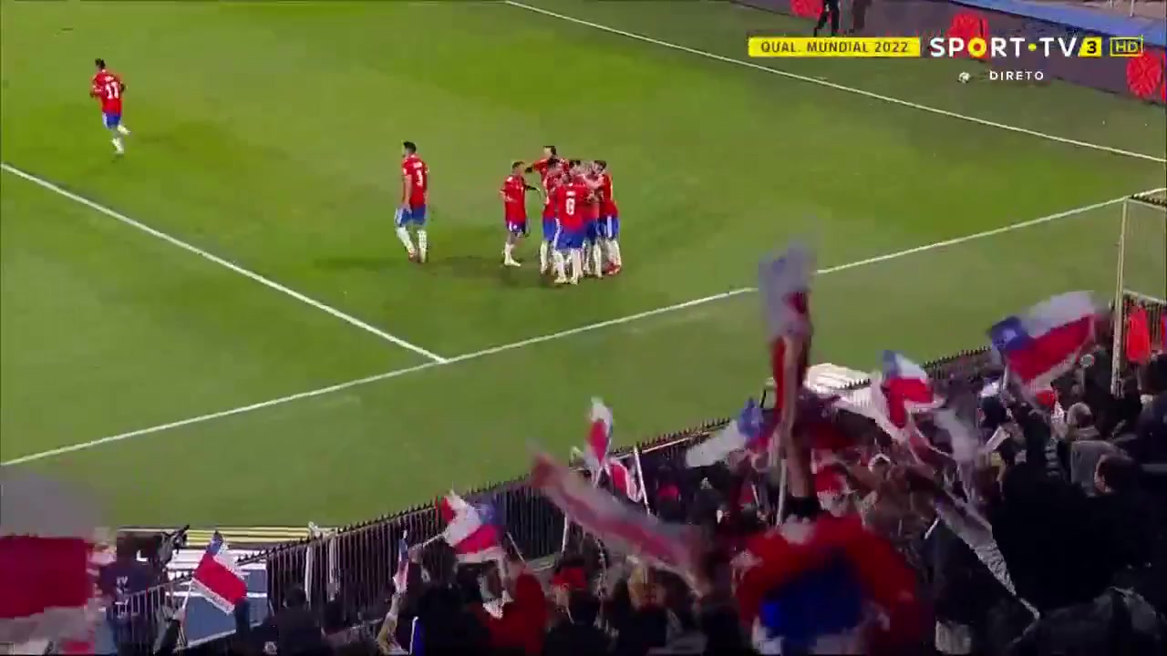 WCPSA Chile Vs Venezuela Eric Pulgar Goal in 17 min, Score 1:0