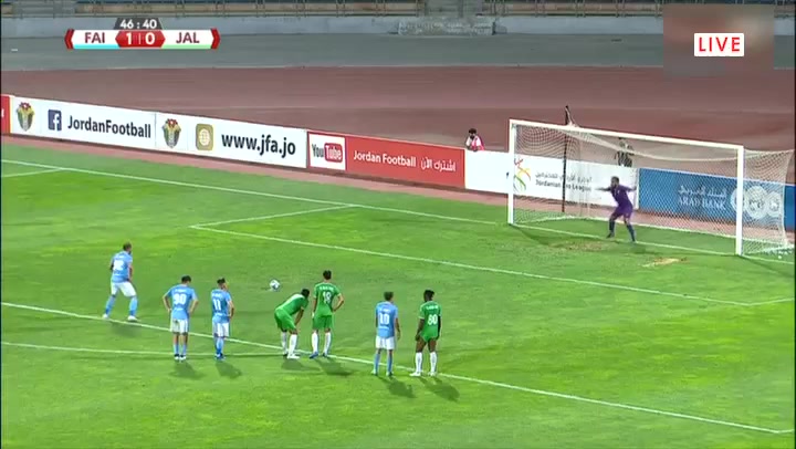 JOR D1 Al Faisaly Vs Al-Jalil 45 phút Vào, ghi bàn 1:0