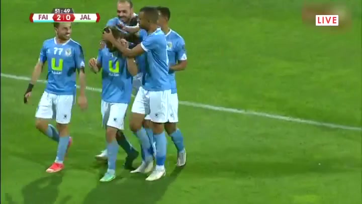 JOR D1 Al Faisaly Vs Al-Jalil  Goal in 51 min, Score 2:0