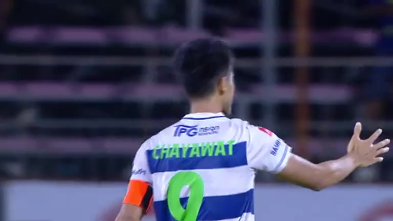 700 Samut Prakan City Vs Port FC 80 skor gol Chayawat Srinawong, skor 2:2