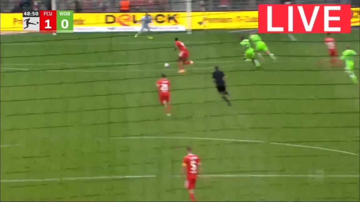 Bundesliga Union Berlin Vs VfL Wolfsburg 48 ทำประตู Taiwo Awoniyi ประตู, ทำคะแนน 1:0