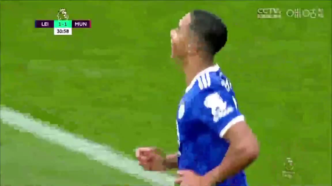 EPL Leicester City Vs Manchester United Youri Tielemans Goal in 30 min, Score 1:1