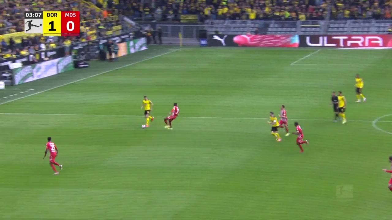 Bundesliga Borussia Dortmund Vs FSV Mainz 05 2 phút Marco ReusVào, ghi bàn 1:0