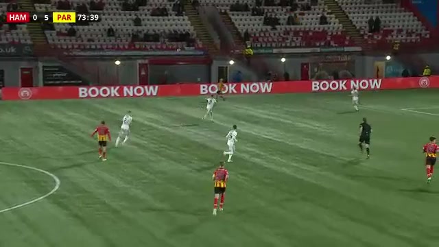 SCO CH Hamilton Academical Vs Partick Thistle 74 ทำประตู Brian Graham ประตู, ทำคะแนน 0:6