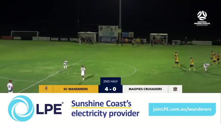 1068 Sunshine Coast Wanderers FC Vs Magpies Crusaders 81 skor gol , skor 4:0