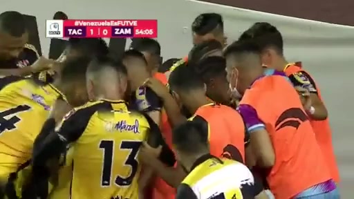 391 Deportivo Tachira Vs Zamora Barinas 55 skor gol , skor 1:0