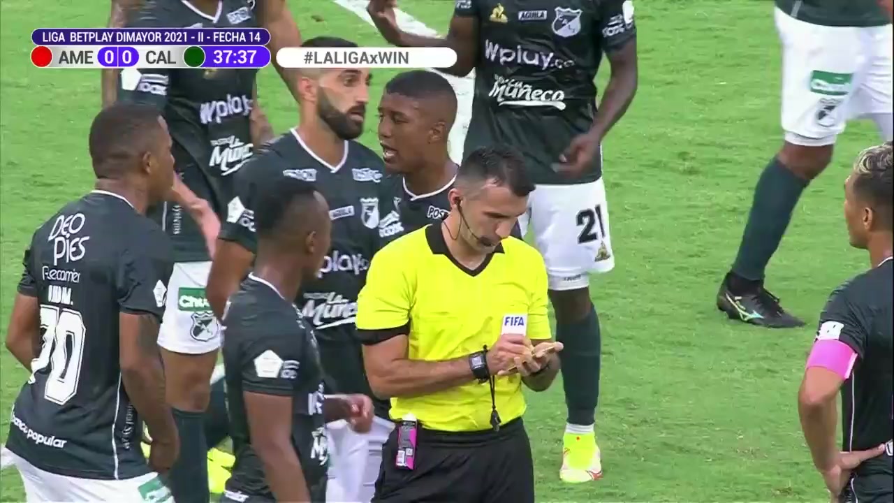 COL D1 America de Cali Vs Deportivo Cali 38 phút Vào, ghi bàn 1:0