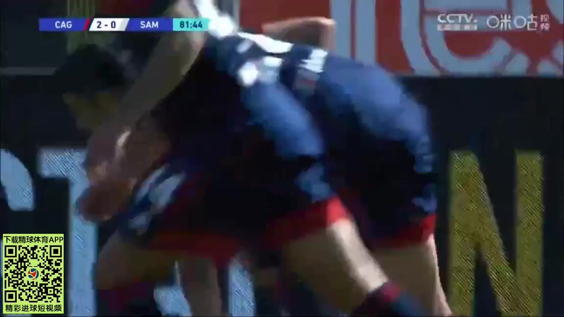 Serie A Cagliari Vs Sampdoria 82 phút Morten ThorsbyVào, ghi bàn 2:1