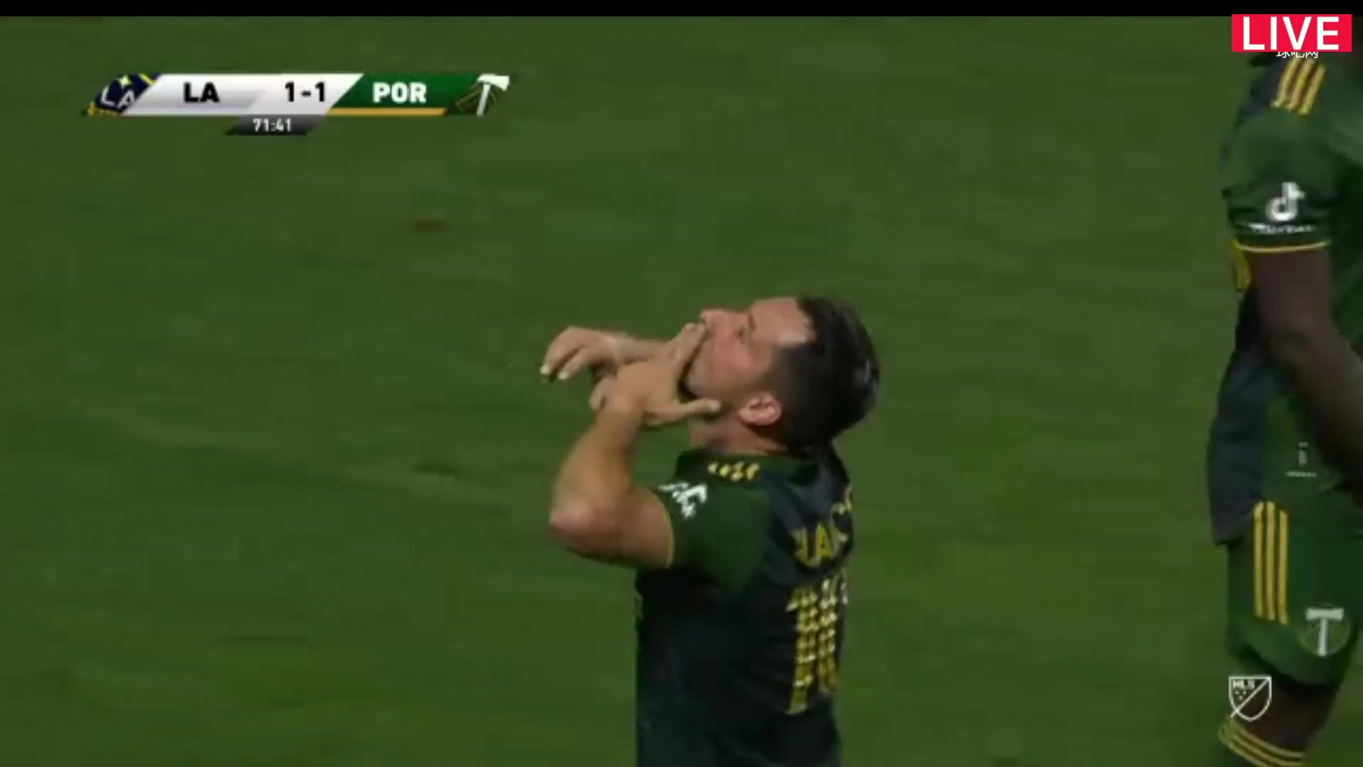 MLS Los Angeles Galaxy Vs Portland Timbers 71 ทำประตู Sebastian Hussain Blanco ประตู, ทำคะแนน 1:1