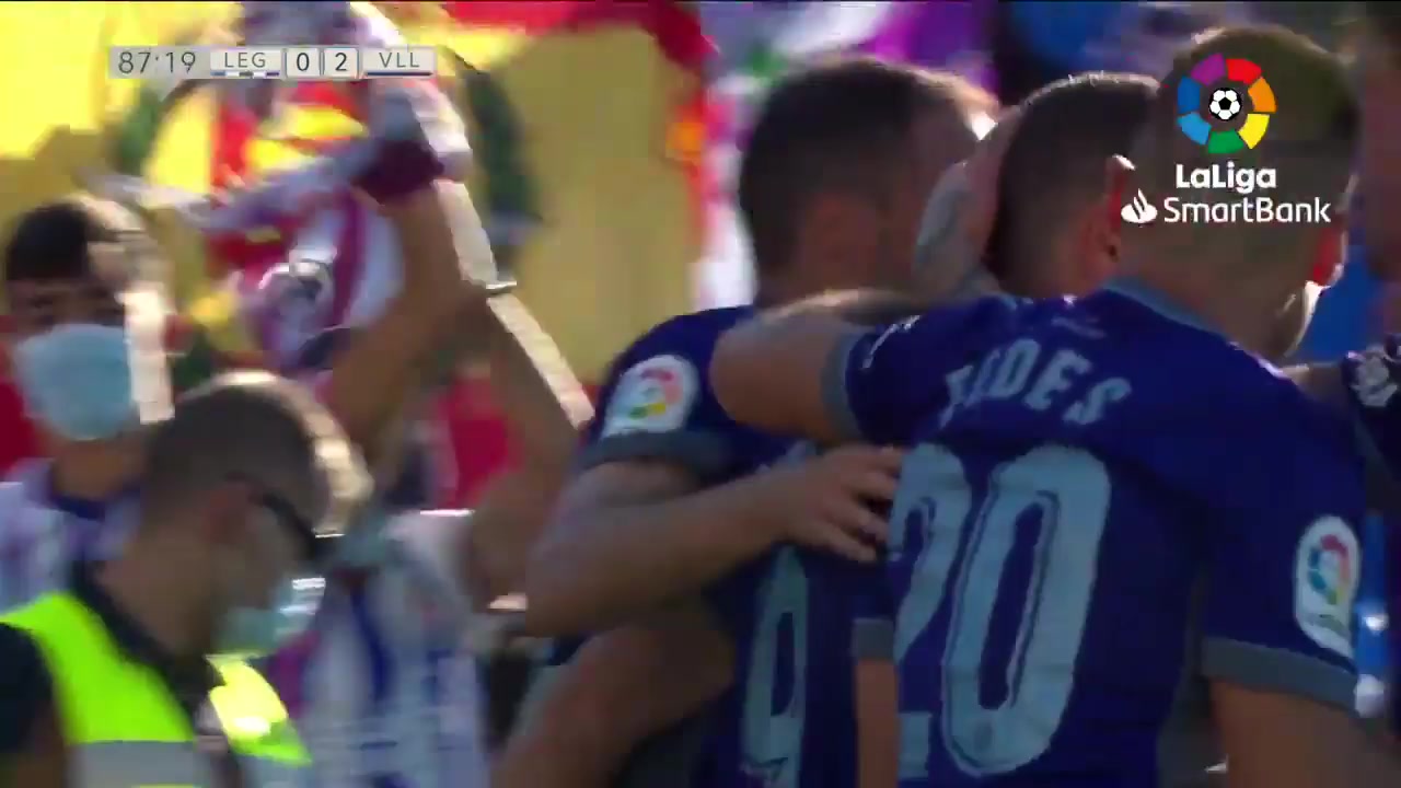 SPA D2 Leganes Vs Real Valladolid Shon Weissman Goal in 86 min, Score 0:2