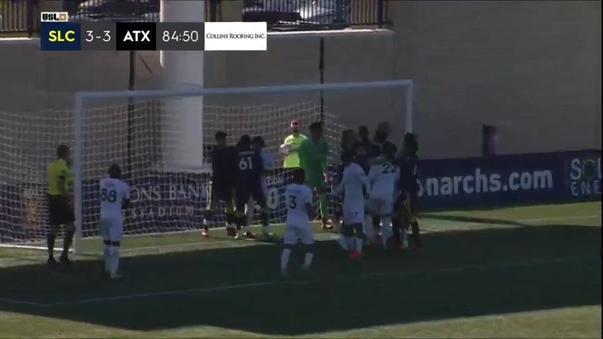 USL CH Real Monarchs Vs Austin Bold  Goal in 84 min, Score 3:3