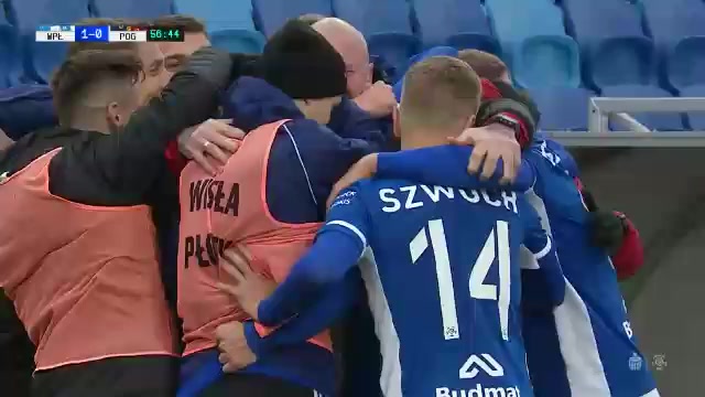 6 Wisla Plock Vs Pogon Szczecin 57 skor gol Damian Warchol, skor 1:0