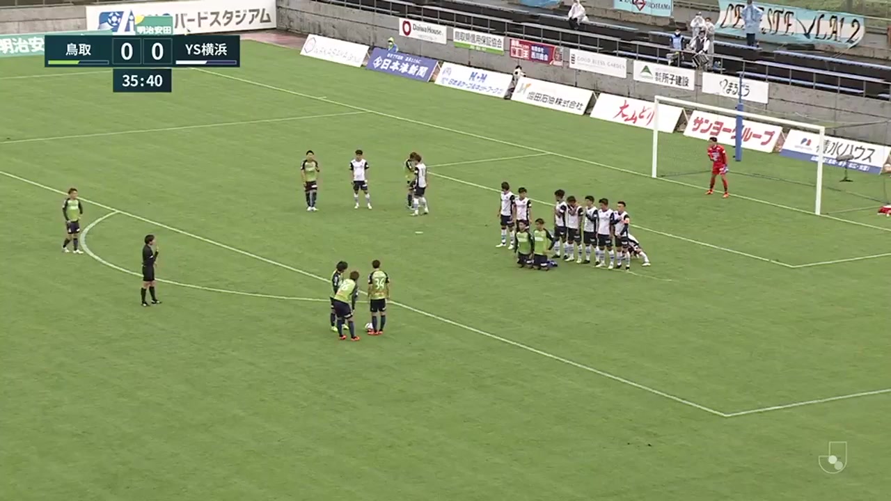 日丙 鸟取飞翔 Vs 横滨体育 36分Ishikawa进球,比分1:0