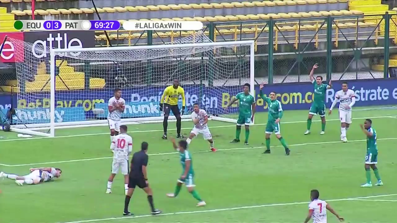 COL D1 La Equidad Vs Patriotas FC 69 phút Edgardo RitoVào, ghi bàn 0:3