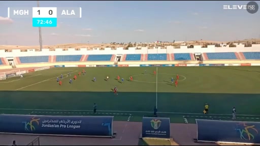 Jordan L1 Moghayer Al Sarhan Vs Al-Arabi Irbid  Goal in 38 min, Score 2:0