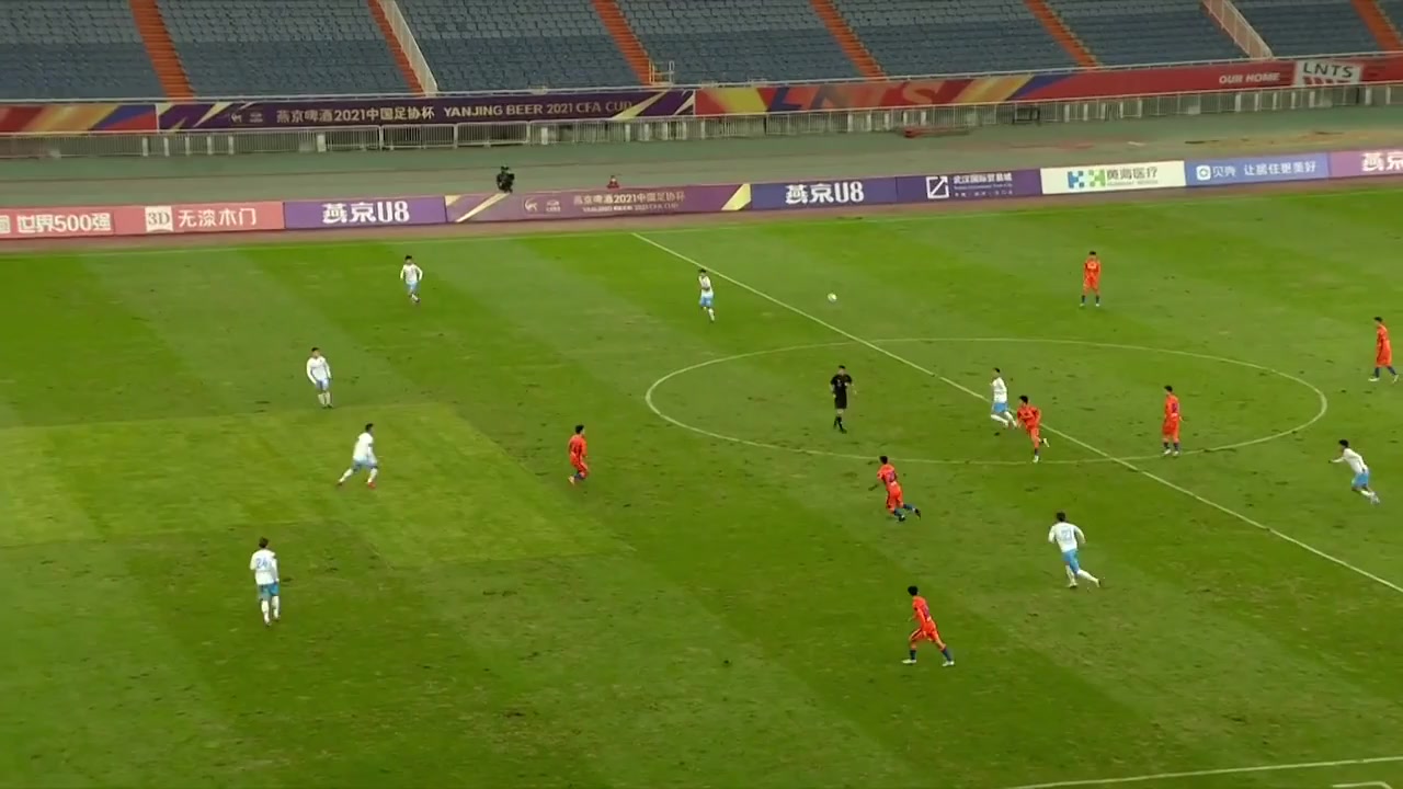 CFC Shandong Taishan Vs Qingdao Youth Island  Goal in 85 min, Score 3:0