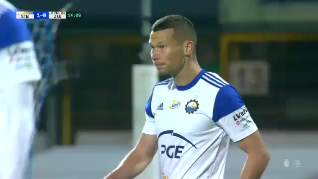 6 Stal Mielec Vs Zaglebie Lubin 14 skor gol Mateusz Mak, skor 1:0