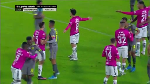 596 Independiente Jose Teran Vs Manta FC 22 skor gol Jonatan Jesus Bauman, skor 1:0