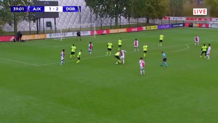 1327 Ajax U19 Vs Borussia Dortmund U19 38 skor gol , skor 1:3