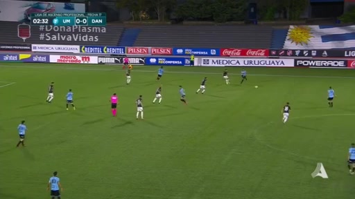 URU D2 Uruguay Montevideo Vs Danubio FC Acevedo Goal in 2 min, Score 0:1
