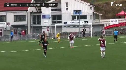 NOR D2 Nardo FK Vs Oygarden FK Sundberg Goal in 27 min, Score 2:1
