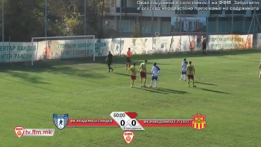 MKD CUP Academy Pandev Vs FK Makedonija Gjorce Petrov 64 phút Vào, ghi bàn 1:0