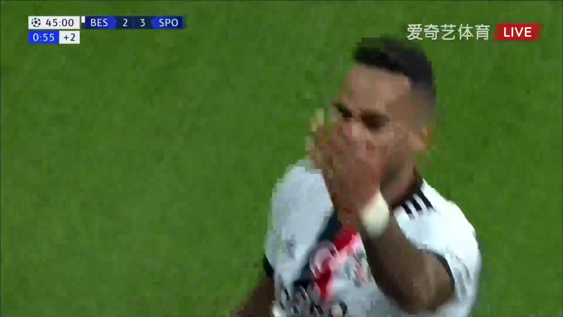 UEFA CL Besiktas JK Vs Sporting CP Pablo Sarabia Garcia Goal in 45 min, Score 2:3