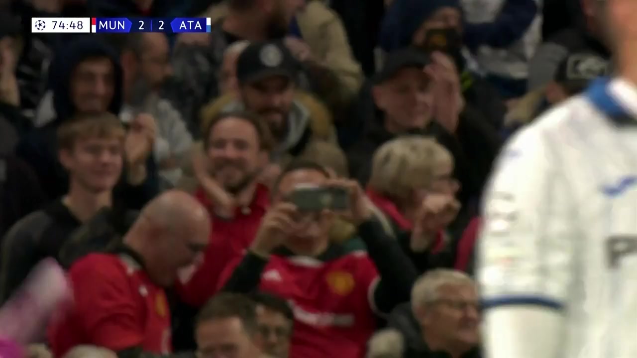 UEFA CL Manchester United Vs Atalanta 75 phút Harry MaguireVào, ghi bàn 2:2