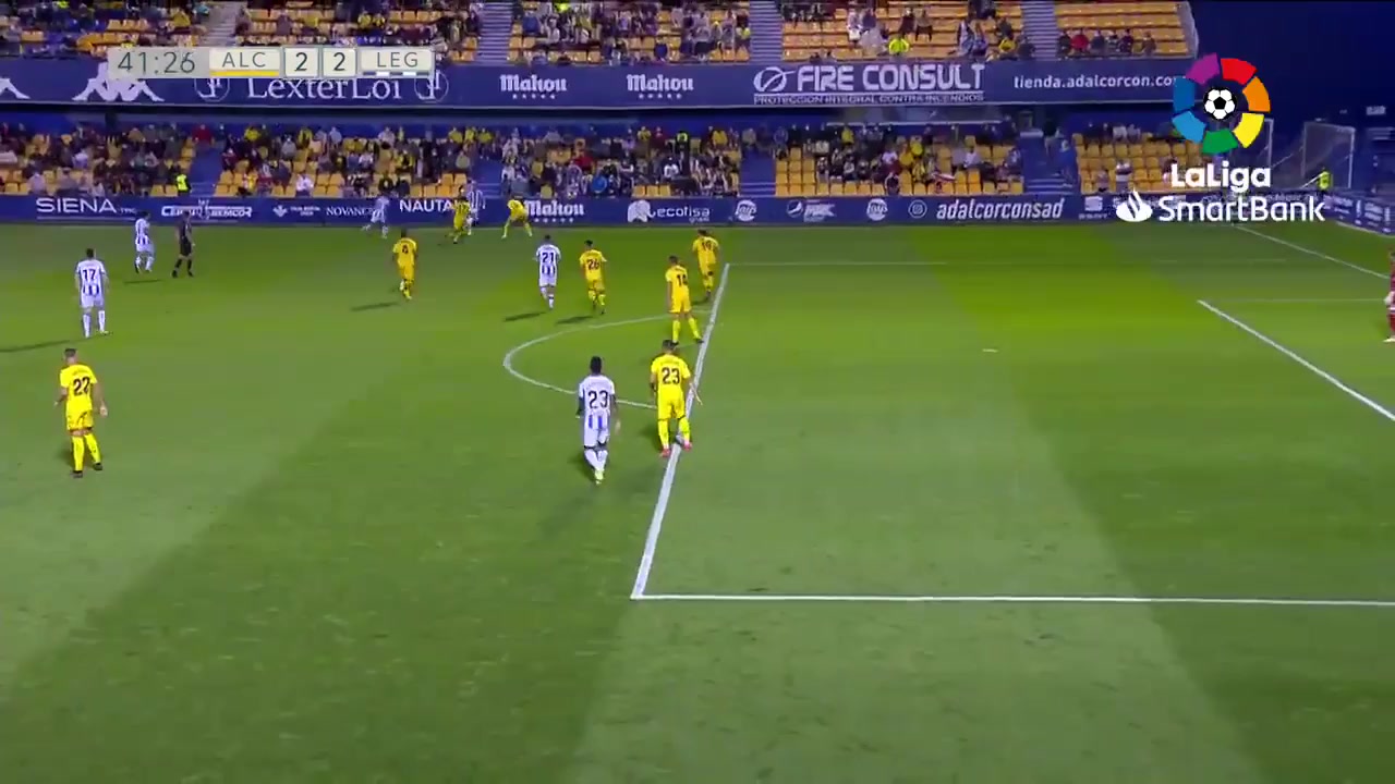 SPA D2 AD Alcorcon Vs Leganes Javier Hernandez Cabrera Goal in 41 min, Score 2:2