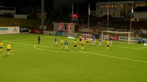 NOR AL Raufoss Vs Stjordals Blink 34 ทำประตู Markus Johnsgard ประตู, ทำคะแนน 1:0