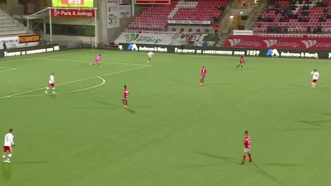 NOR AL Fredrikstad Vs Strommen 9 ทำประตู Havard Asheim ประตู, ทำคะแนน 1:0