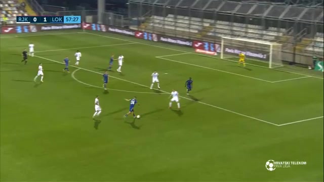 CRO D1 Rijeka Vs NK Lokomotiva Zagreb 58 phút Marko DabroVào, ghi bàn 0:2