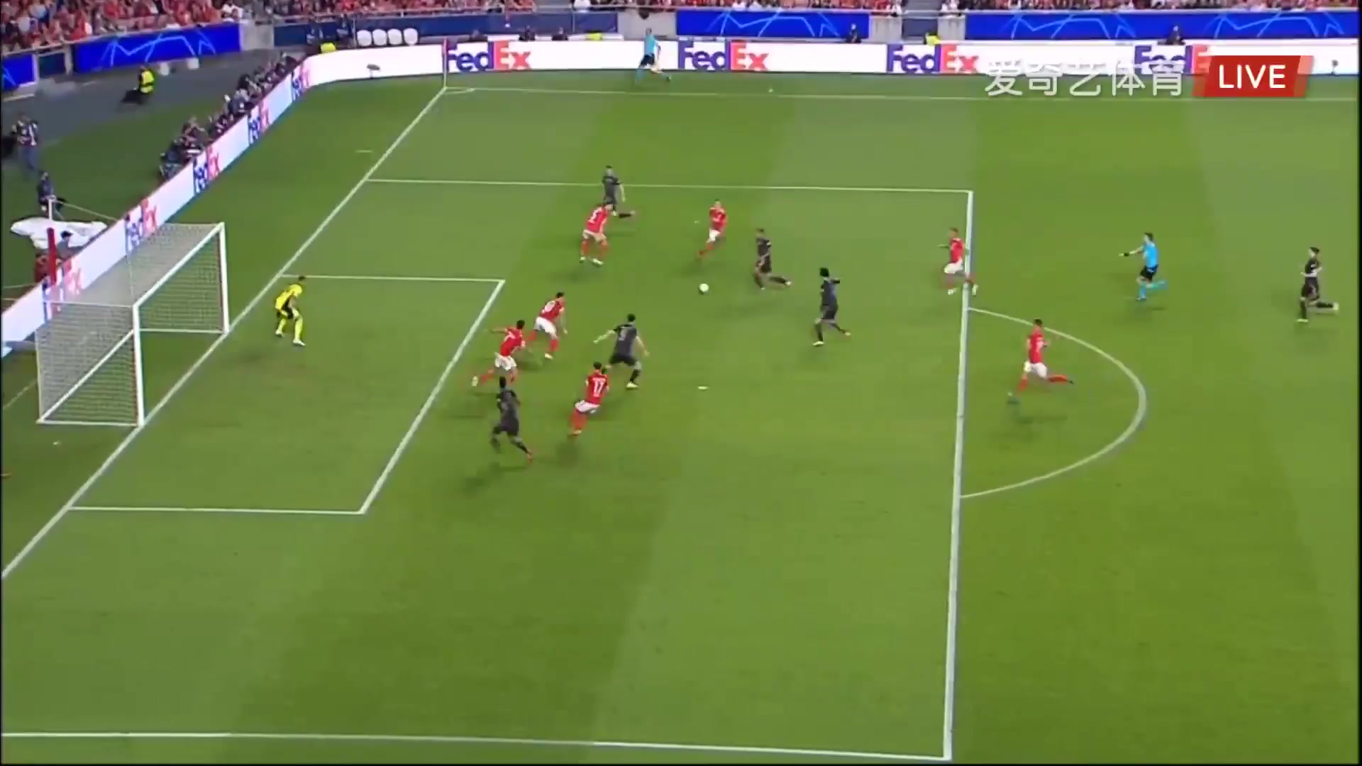 UEFA CL Benfica Vs Bayern Munchen Leroy Sane Goal in 84 min, Score 0:4