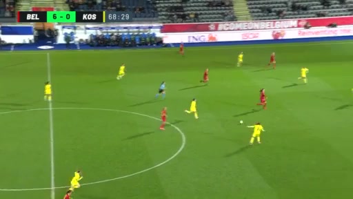 WWCPE Belgium (w) Vs Kosovo (w) Tessa Wullaert Goal in 69 min, Score 7:0