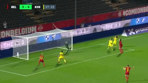 WWCPE Belgium (w) Vs Kosovo (w) Tine De Caigny Goal in 27 min, Score 4:0