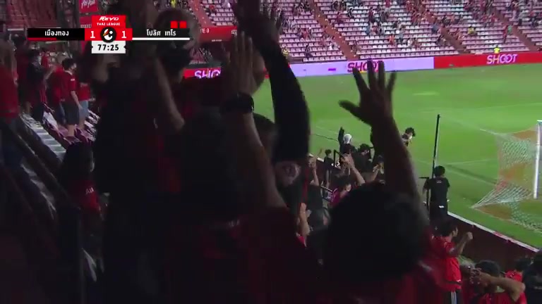 700 Muang Thong United Vs BEC Tero Sasana 77 skor gol , skor 2:1