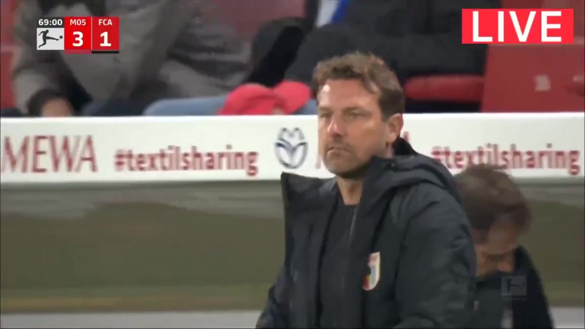 Bundesliga FSV Mainz 05 Vs Augsburg 69 phút Andi ZeqiriVào, ghi bàn 3:1