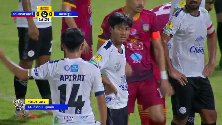 1048 Kasetsart FC Vs Nakhon Pathom FC 15 skor gol Nikola Komazec, skor 1:0