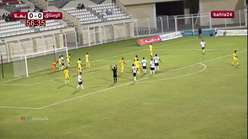 OMA PL Al Rustaq Vs Bahla  Goal in 57 min, Score 1:0