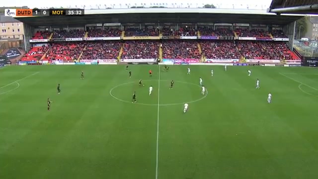 SCO PR Dundee United Vs Motherwell Ryan Edwards Goal in 34 min, Score 1:0