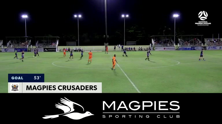 AUS QSL Magpies Crusaders Vs Eastern Suburbs Brisbane  Goal in 53 min, Score 2:4