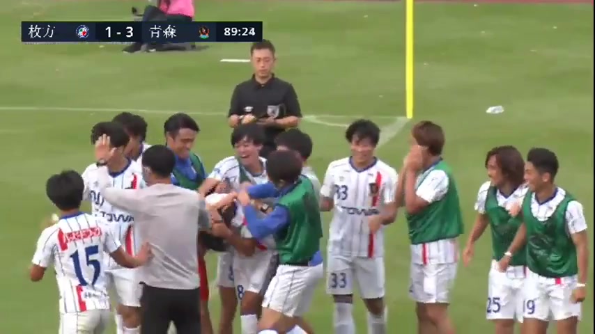 JPN JFL FC Tiamo Hirakata Vs Run Mel Aomori Inoue Goal in 89 min, Score 1:3