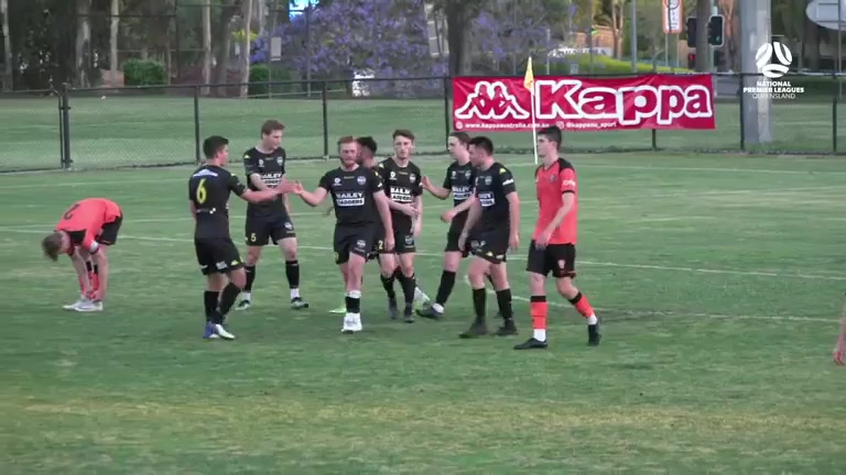 AUS QSL Brisbane Roar (Youth) Vs Logan Lightning  Goal in 36 min, Score 0:1