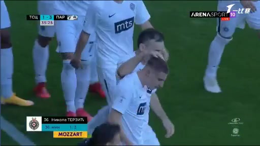 SER D1 Backa Topola Vs Partizan Belgrade Nikola Terzic Goal in 35 min, Score 1:3