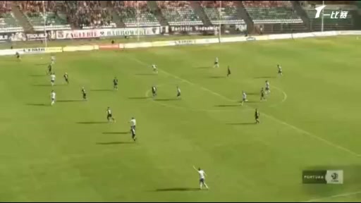 POL D1 Zaglebie Sosnowiec Vs Podbeskidzie Bielsko-Biala Bilinski Goal in 38 min, Score 1:1