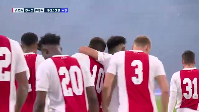 HOL D1 AFC Ajax Vs PSV Eindhoven Dusan Tadic Goal in 91 min, Score 5:0