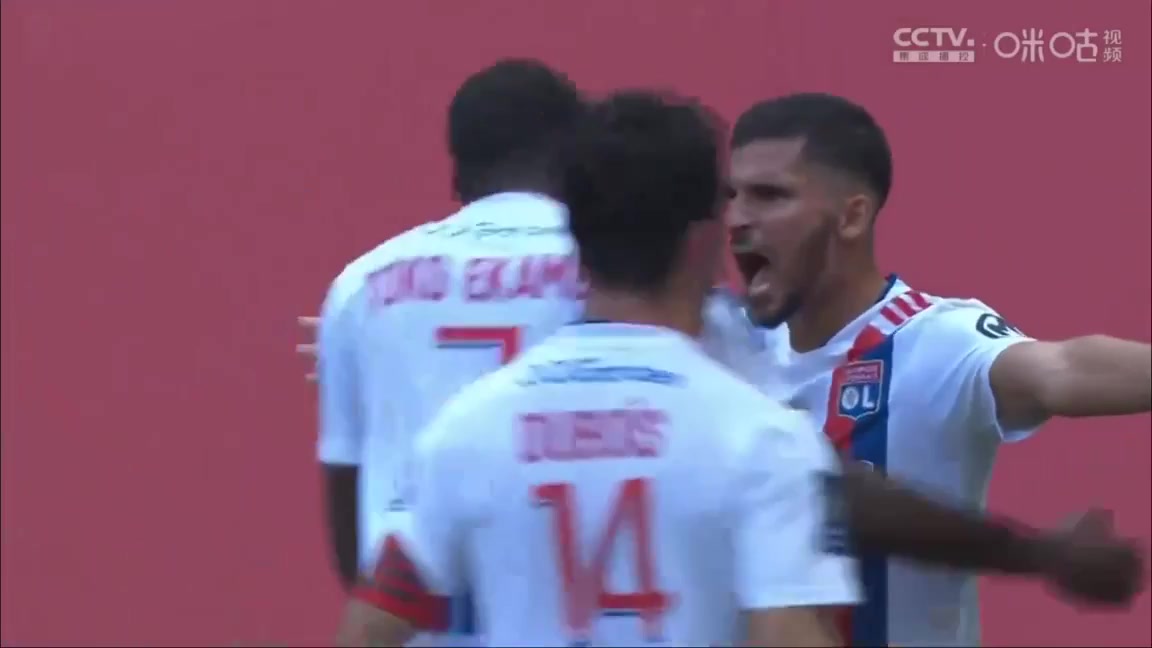 Ligue1 Nice Vs Lyon Houssem Aouar Goal in 68 min, Score 0:2