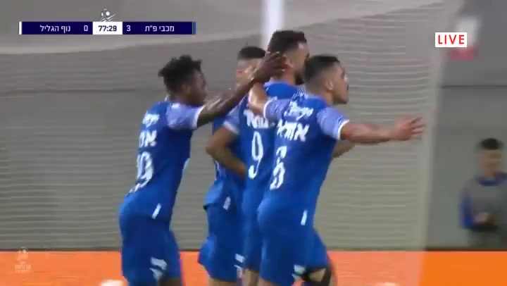 ISR D1 Maccabi Petah Tikva FC Vs Hapoel Natzrat Illit 78 phút Mohamad AwadVào, ghi bàn 3:0