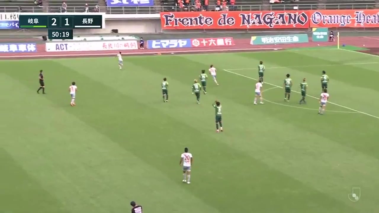 JPN D3 FC Gifu Vs AC Nagano Parceiro Fujimori Goal in 51 min, Score 2:2