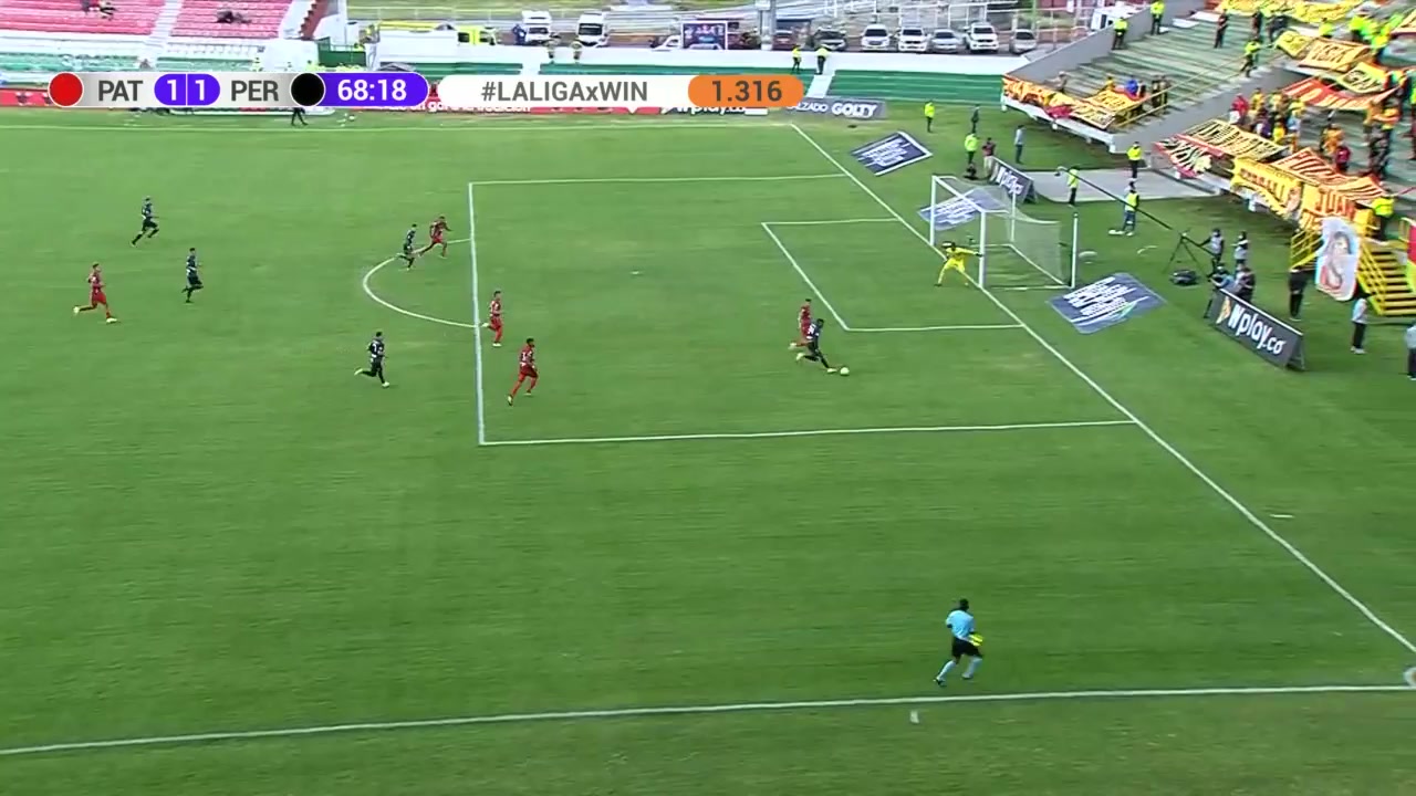 COL D1 Patriotas FC Vs Deportivo Pereira 68 phút Danny Cano SanchezVào, ghi bàn 1:1